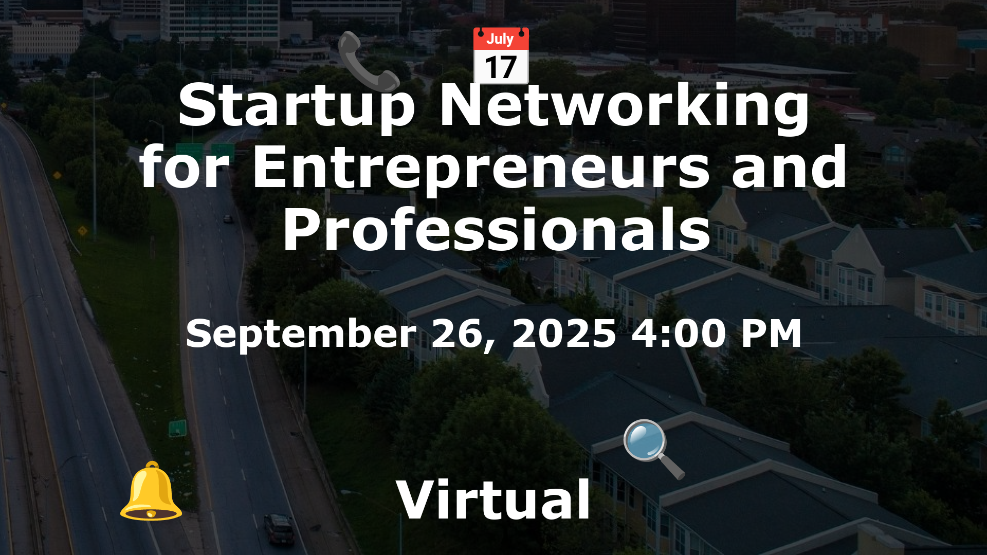 Startup Networking for Entrepreneurs and Professionals event image